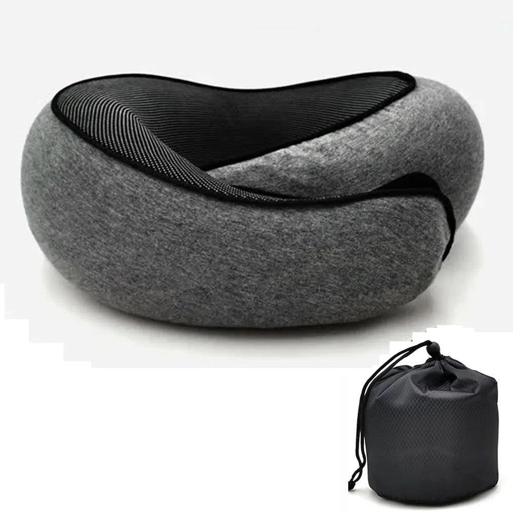 Travel Neck Pillow Memory Foam U-shaped Pillow Snail Style NeckHaven